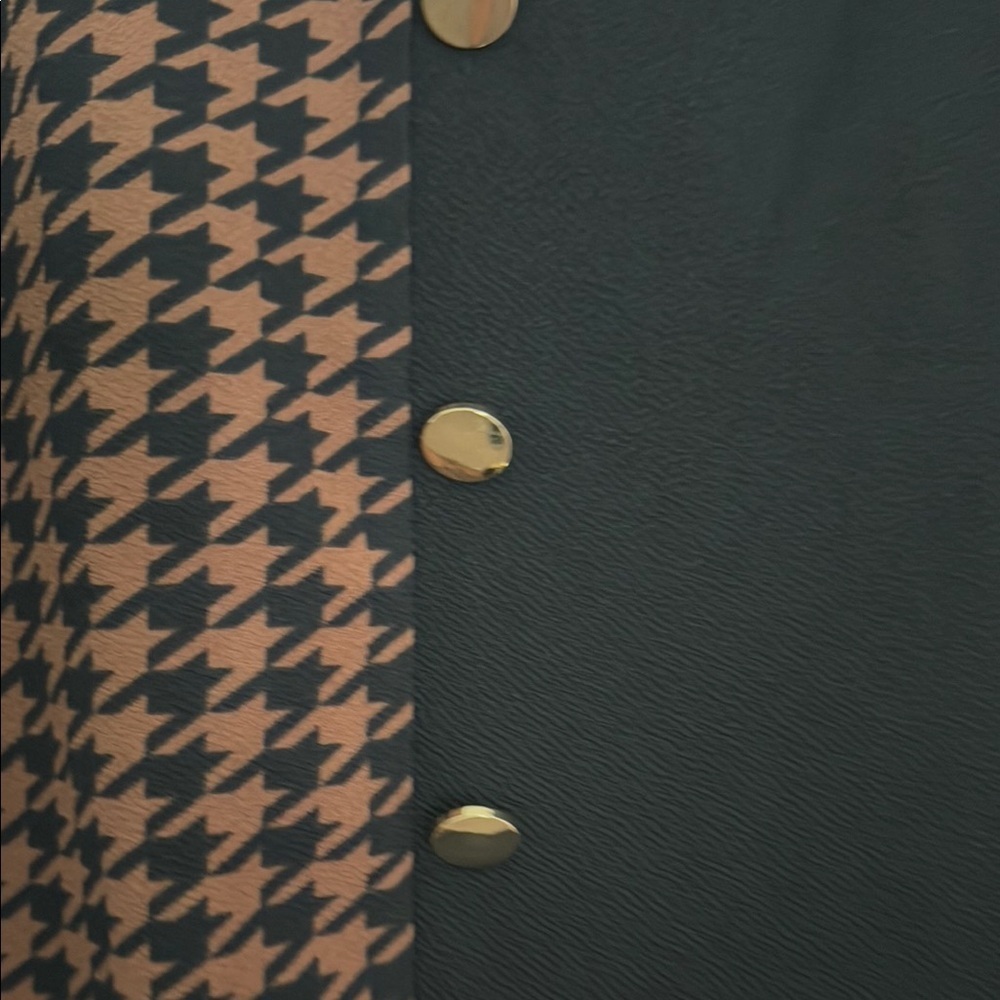 Stylish Black and Brown Women’s Blouse - Picture 2 of 3